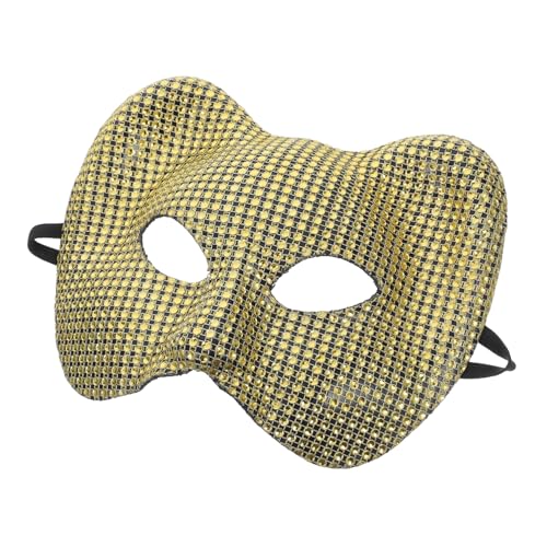 PRETYZOOM Leopardenmaske Leoparden-cosplay-halbmasken Leopardenkopf-modelliermasken Leoparden-modelliermasken Einzigartige Maskerade-partymaske Maskerade-maskendekoration Plastik Golden von PRETYZOOM