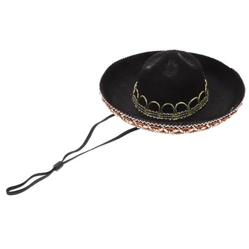 PRETYZOOM Mexikanischer Hund Kostüm Mütze Party Katze Sombrero Hut Party Accessoire Kostüm Hut von PRETYZOOM