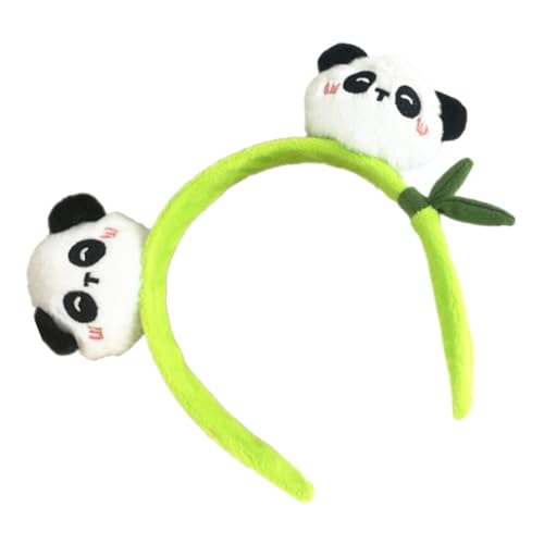 PRETYZOOM Panda-Stirnband Panda Haarschmuck Stirnband Hautpflege Party-Cosplay-Stirnband Pandas Plüsch Panda Haarband Niedliches Haarband Panda schöner Tierkopfschmuck Kostüm Stirnband Stoff von PRETYZOOM