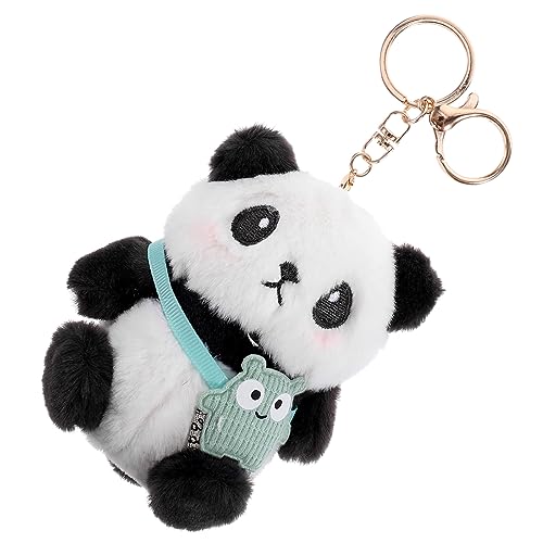 PRETYZOOM Panda-schlüsselanhänger Roter Panda Auto-schlüsselanhänger Schlüsselanhänger Tiere Plüsch-schlüsselanhänger Zubehör Ornament Für Rucksack Karikatur Ausgestopft Drachen Pp Baumwolle von PRETYZOOM