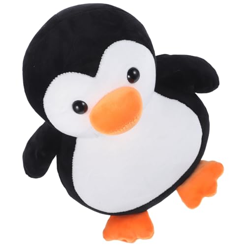 PRETYZOOM Pinguinkissen Pinguin plüschtier Pinguin Kuschelpinguin Plüschpinguin spielzeuge geldgeschenke Geburtstag gefüllter Pinguin-Plüsch Pinguin Stofftier PP Baumwolle Black von PRETYZOOM