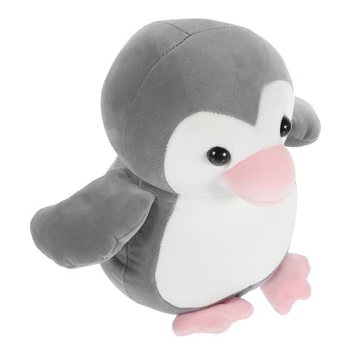 PRETYZOOM Pinguinkissen Pinguin plüschtier Pinguin Plush Toy geldgeschenke Weihnachten chatot Plush Soft Toy Plüsch Pinguin Stofftier großer ausgestopfter Pinguin PP Baumwolle Grey von PRETYZOOM