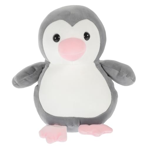 PRETYZOOM Pinguinkissen Pinguin plüschtier Pinguin ausgefallene Weihnachten wheinatsgeschenke weihachtsgeschenk Pinguin Plüsch Pinguin PP Baumwolle Grey von PRETYZOOM