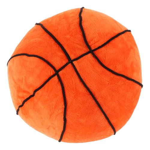 PRETYZOOM Plüsch-Basketballspielzeug Plüschkugel Kinderspielzeug -Plüsch-Basketball Basketball-Sachen Plüsch-Basketballkissen Basketball-Plüsch Sportspielzeug für Babys PP Baumwolle von PRETYZOOM