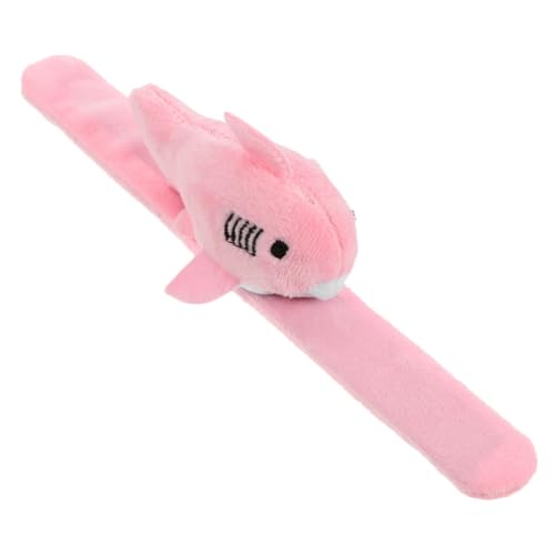 PRETYZOOM Plüschring Ohrfeigenarmbänder mit Stofftieren Schlagarmband Kuscheltiere stickig für kinderspielzeug dekorative Armbänder Animal-Slap-Armbänder PP Baumwolle Rosa von PRETYZOOM