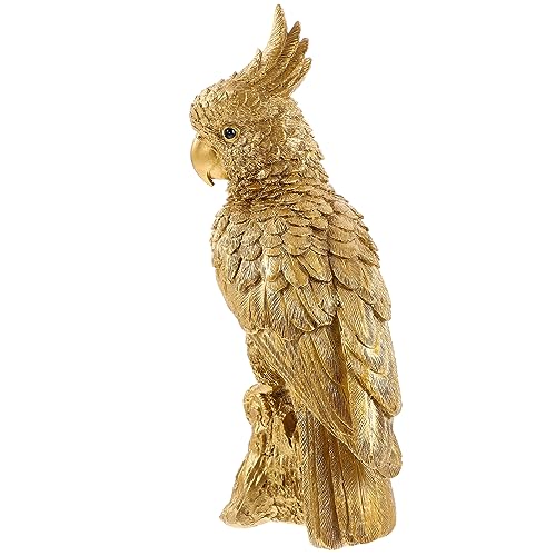 PRETYZOOM Realistische Simulation Papagei Statue Gefälschte Dekorative Vogel Für Wohnzimmer Harz Handwerk Tischplatte Statue Vogel Ornament Für Hause von PRETYZOOM