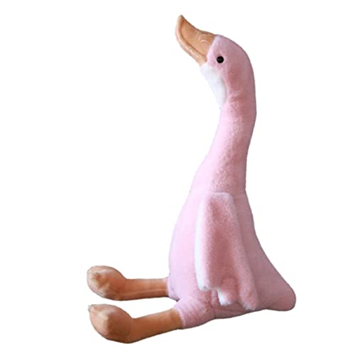 PRETYZOOM Schwan Plüschtier Gefüllter Schwan Plüsch Gans Gefüllte Gans Kuscheltiere Für Teenager Kawaii Stofftier Süßer Gänse-plüsch Gans Stofftier Plüschtiere Pp Baumwolle Rosa von PRETYZOOM