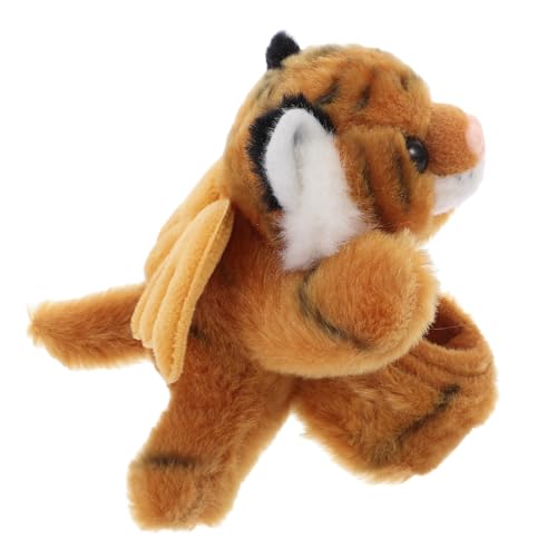 PRETYZOOM Cartoon Tiger Figurine Slap Armband Spaß Tier Spielzeug Für Jungen Und Mädchen Simulierte Armband Tier Muster Geburtstag Party Favor von PRETYZOOM