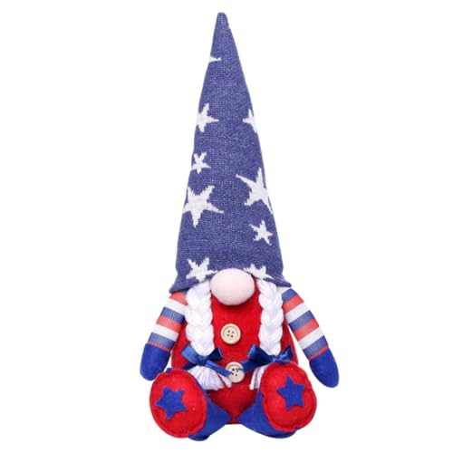 PRETYZOOM Unabhängigkeitstag GNOME Puppe Ornament Einzigartige Zwerg Statue Für Hause Schmuck von PRETYZOOM