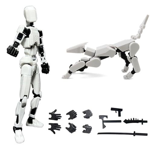 Titan 13 Actionfigur, Roboter-Actionfigur, T13 Actionfigur, 3D-gedruckt, mit mehreren Gelenken beweglich, 13 Actionfigur-Dummy, Dekorationen for Actionfiguren, mehrere Accessoires, Schreibtischdekorat von PRFECT