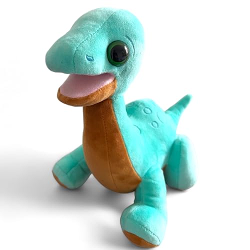 PRIXELLE Dino Kuscheltier für Kinder 25 cm - Baby Kuscheltier zum Kuscheln - Entzückendes Dino Plüschtier - Weiches Dinosaurier Kuscheltier Dino Fans - Für Jungen und Mädchen von PRIXELLE