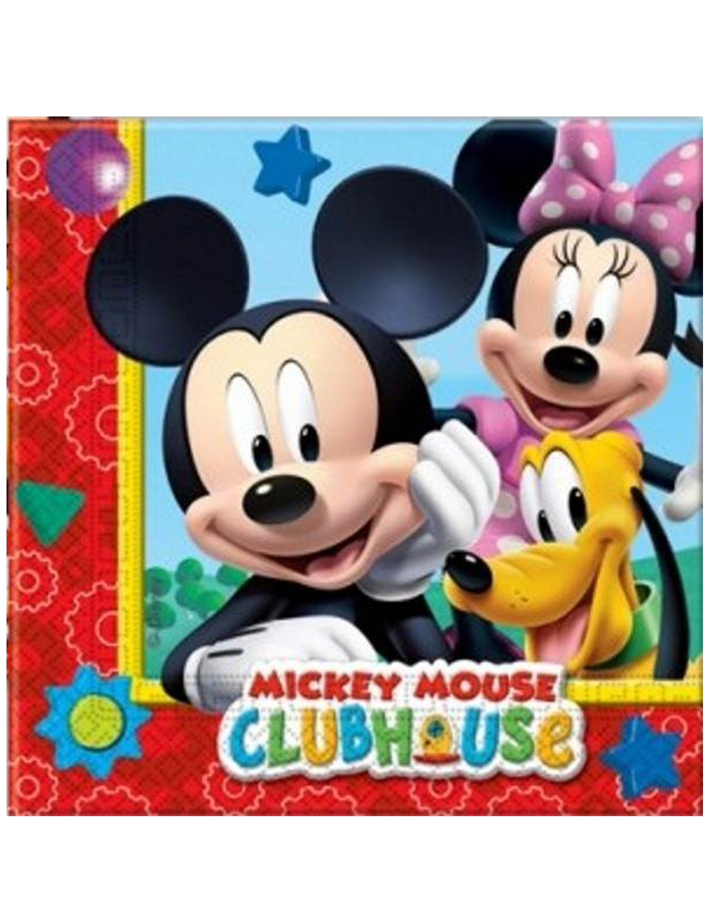 20 Papierservietten Mickey Mouse 33 x 33 cm bunt von BIGIEMME SRL