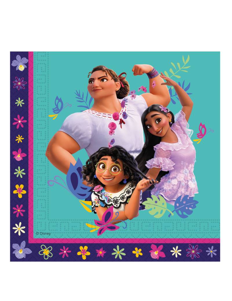 Encanto Papierservietten Partyzubehör bunt 20 Stück 33 x 33 cm Encanto Papierservietten Partyzubehör bunt 20 Stück 33 x 33 cm von KARNEVAL-MEGASTORE