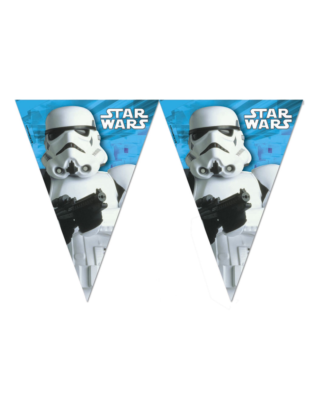 Star Wars Wimpel-Girlande Stormtrooper Party-Deko bunt 280cm von JT-Lizenzen 1 A Fulfillment - KF