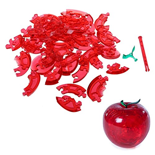 PROCTER 3D Crystal Puzzle - rot Apfel von PROCTER