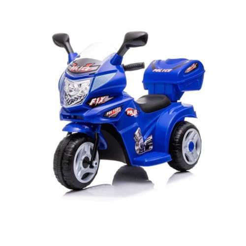 PS Global Kinder-Motorrad mit 3 Rädern und Musiklichtern, sicherer Sitzlenker, Kleinkind, Lernspaß, Entwicklung, 18-36 Monate, Blau von PS Global