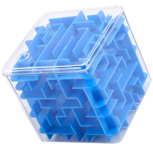 PSFDEWT Geldlabyrinth 3,2 Zoll Square Plastik 3D Perle Labyrinth Spielzeug Bildungshirn Teaser Ball Labyrinth Spielzeug für Kinder Erwachsene, Geldlabyrinth von PSFDEWT