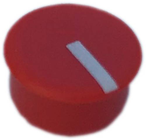 PSP C100-6 Abdeckkappe Rot, Weiß Passend für (Serie-Knöpfe) Rundknopf 10mm von PSP