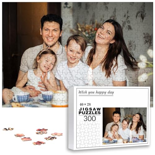 PSUNEY Individuelles Puzzle mit Foto 35/70/120/200/300/500/1000/1500/2000/3000 Teile Eigenem Bild Selbst Gestalten Personalisierbares Geschenk von PSUNEY