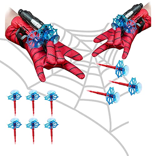 PTBWS Spider Launcher Handschuhe, 2 Set Spider Hero Handschuhe,Held Launcher,Handgelenk Spielzeug Set,Launcher Spielzeug,für Cosplay Lustiges Lernspielzeug von PTBWS