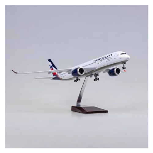 Flugzeug Spielzeug 47 cm Maßstab 1:142 Flugzeug A350 Aeroflot Russian Airlines Modell Harz Flugzeug Sammlung Spielzeug(No Light) von PTHEN