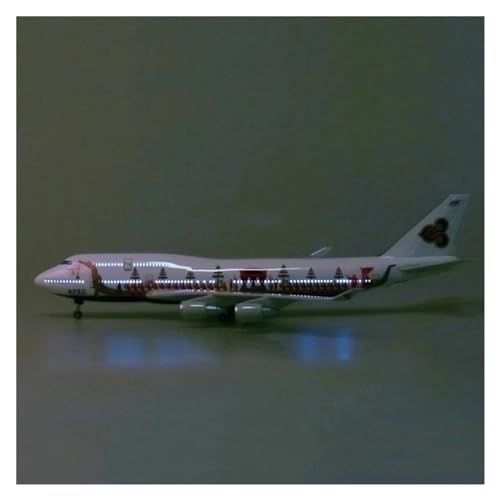 Flugzeug Spielzeug 47 cm Maßstab 1:150 Druckgussmodell Thai Airways Drachenboot Boeing 747 Harzflugzeug Spielzeugsammlung(with Light) von PTHEN