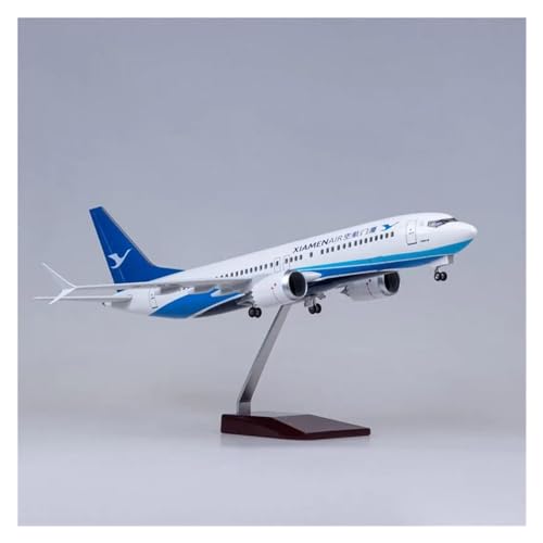 Flugzeug Spielzeug 47 cm Xiamen Airlines B737max Flugzeug Flugzeugmodelle Spielzeug Druckgussharz Flugzeug Sammlung Display(No Light) von PTHEN