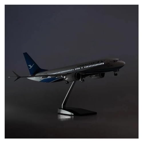 Flugzeug Spielzeug 47 cm Xiamen Airlines B737max Flugzeug Flugzeugmodelle Spielzeug Druckgussharz Flugzeug Sammlung Display(with Light) von PTHEN