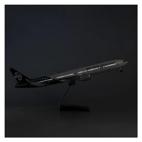 Flugzeug Spielzeug Boeing 777-Druckgussmodell Im Maßstab 1:157, 47 cm, Kunstharz, Flugzeug-Sammlung, Spielzeug Der Air New Zealand Airlines(with Light) von PTHEN