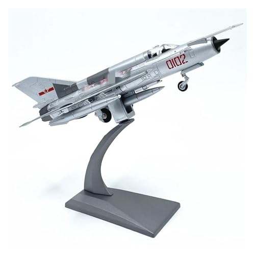 Flugzeug Spielzeug Druckguss-Flugzeugmodell Im Maßstab 1:72 des Chinesischen Luftwaffenjägers MIG21 Aus Legierung von PTHEN