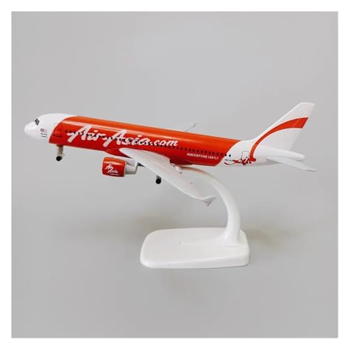 Flugzeug Spielzeug Für Air Asia Airlines 320 A320 Airways Flugzeug Modell Druckguss Flugzeug Modell Flugzeug 19 cm Legierung Metall Rot von PTHEN