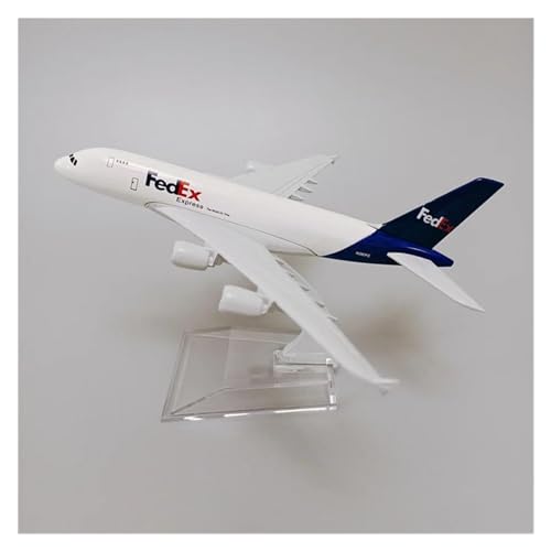 Flugzeug Spielzeug Für Air FedEx Express 380 A380 Airlines Flugzeugmodell Im Maßstab 1:400 16 cm von PTHEN