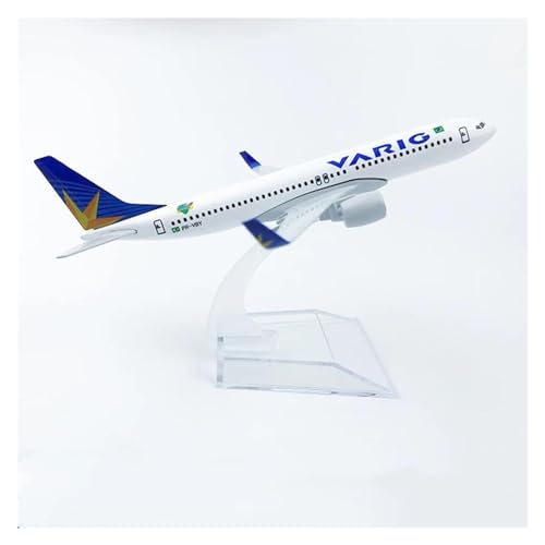 Flugzeug Spielzeug Für Brasilien VARIG Airline Boeing B737 Modell Flugzeug Diecast Flugzeug Modell Sammeln 16 cm Flugzeuge von PTHEN