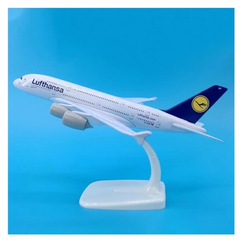 Flugzeug Spielzeug Für Lufthansa Airlines Flugzeuge Flugzeug Legierung Modell Spielzeug Erwachsene Airliner Spielzeug Sammlungen Zeigen 20CM A380 von PTHEN