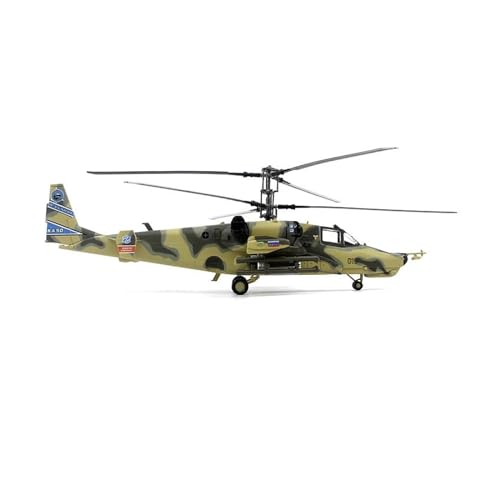 Flugzeug Spielzeug Für Russische Land Navigation Karte 50 Black Shark Gunship Ka-50 Fertige Flugzeug Modell Sammlung Spielzeug 1/72 Skala von PTHEN