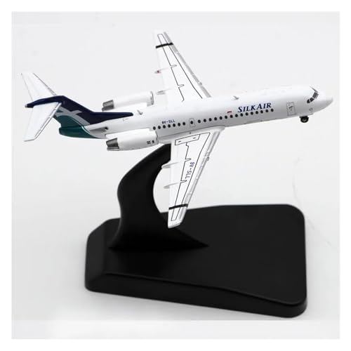 Flugzeug Spielzeug Für Singapore SilkAir Fokker 70 9V-SLL Legierung Passagierflugzeug Modell Sammlung Souvenir Display Druckguss Maßstab 1:400 von PTHEN