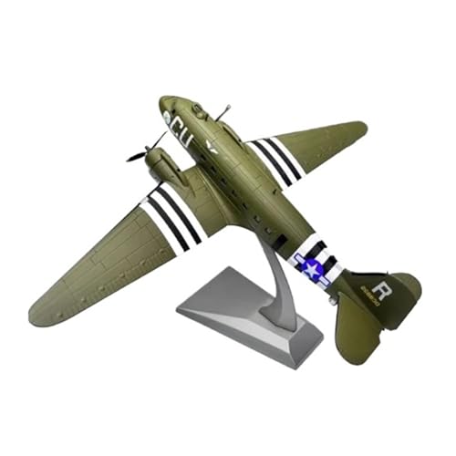 Flugzeug Spielzeug Maßstab 1:100 WWII C47/DC3 D-Day 75. Jahrestag Miniatur-Flugzeugmodelle Aus Druckgusslegierung, Souvenirsammlungen, Spielzeug Für Jungen von PTHEN