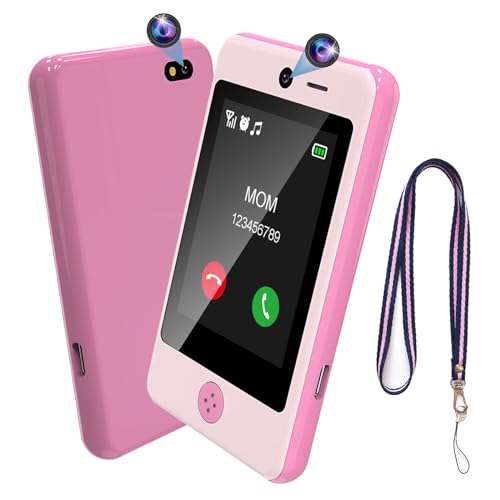 PTHTECHUS Handy für Kinder, Smartphone für Kinder, elektronisches Spielzeug 02, P1 Pink 02 von PTHTECHUS