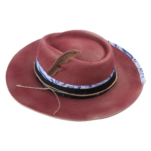 PTILSERY Eleganter französischer Stil Trilby Hut für Damen, Karneval, Festival, formelle Versammlung, Bandhut, Fedora-Hut für Damen von PTILSERY