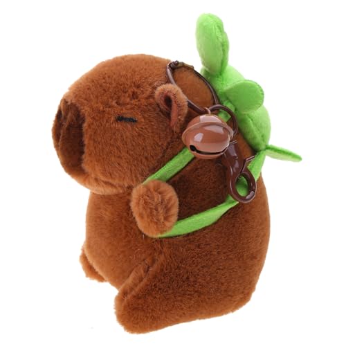 PTILSERY Simulations-Capybara-Spielzeug-Schlüsselanhänger, realistischer Stofftier-Anhänger, Schlüsselanhänger für Kinder und Erwachsene, Rucksack, Charm, Tasche, Ornamente von PTILSERY