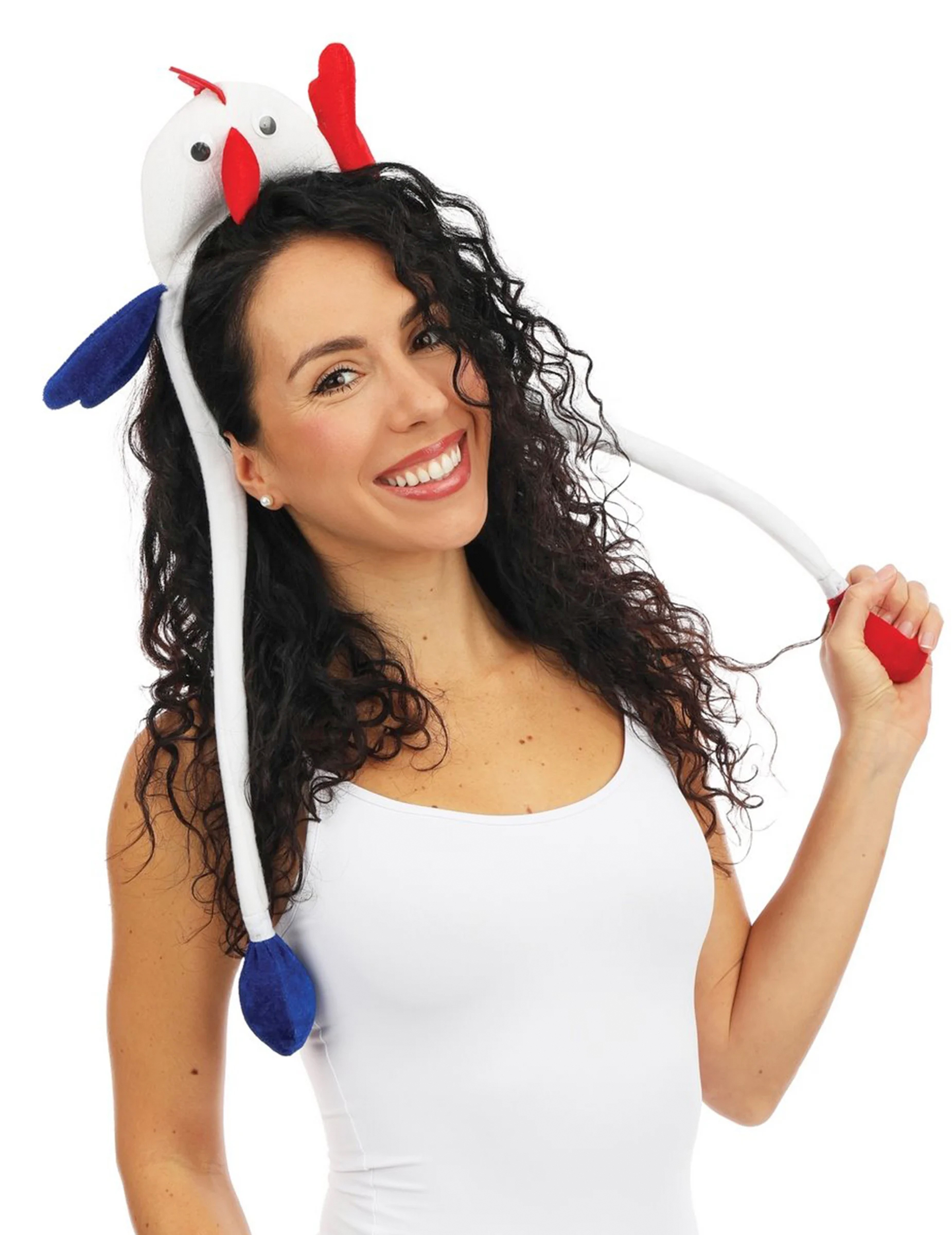 Erwachsenen Hahn Stirnband mit beweglichen Flügeln Erwachsenen Hahn Stirnband mit beweglichen Flügeln von PTIT CLOWN