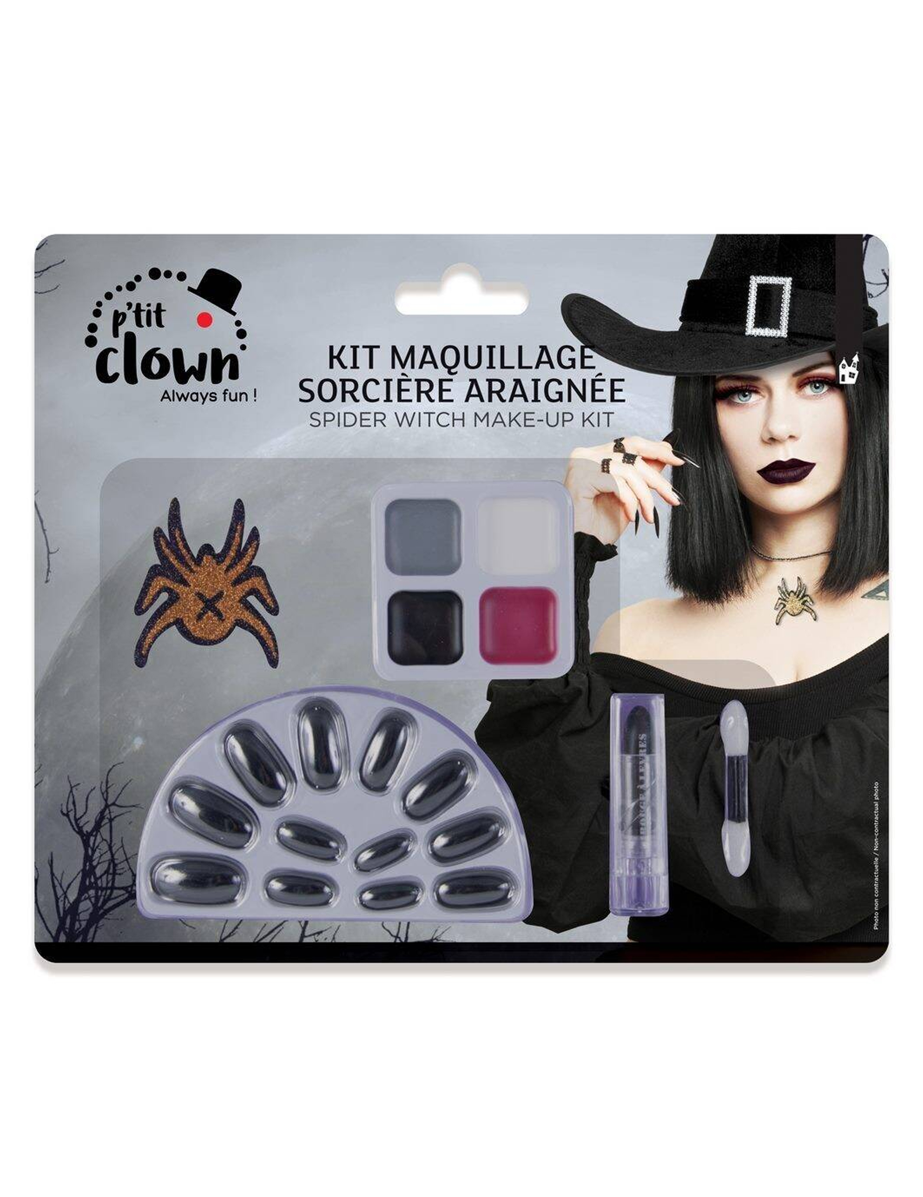 Hexen Set Fingernägel und Lidschatten Hexen Set Fingernägel und Lidschatten von PTIT CLOWN