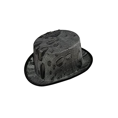 PtitClown - Chapeau Haut de Forme Adulte en tissu gris Halloween - Gris von PTIT CLOWN