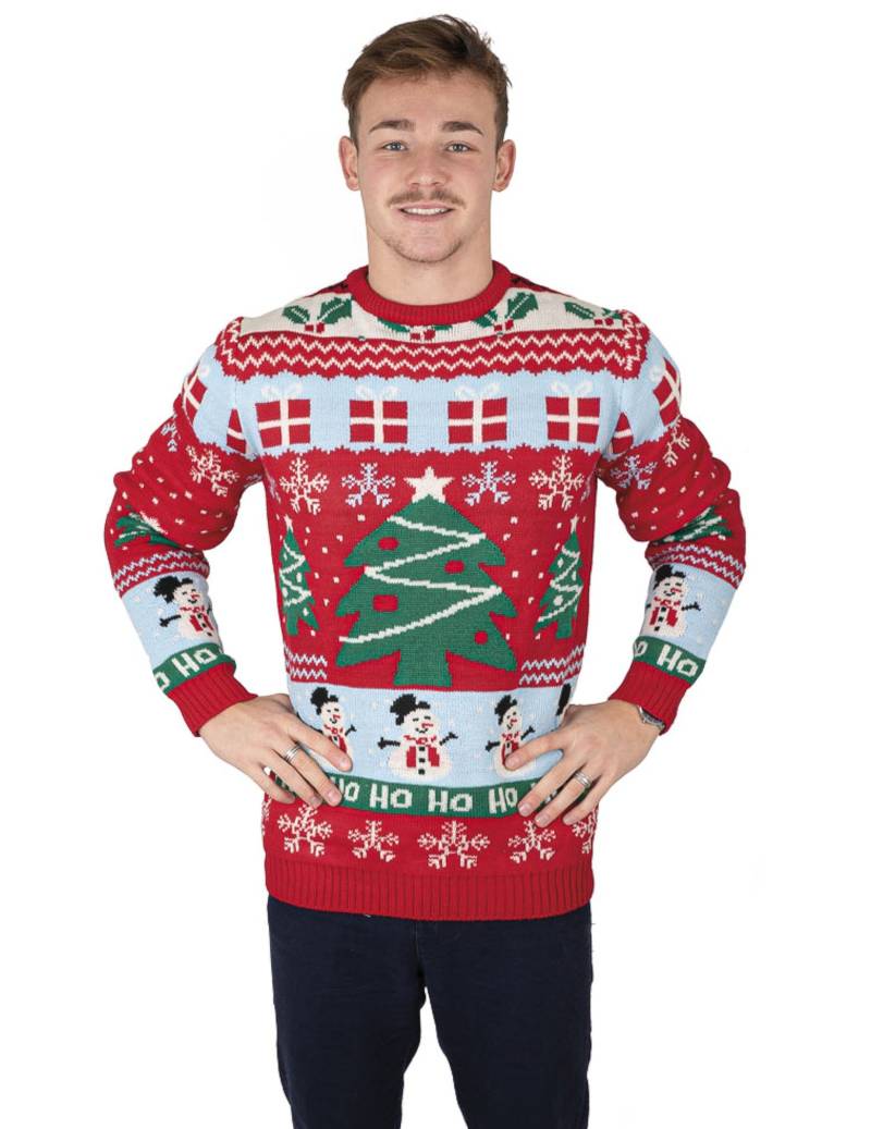 Weihnachtsbaum-Pullover für Erwachsene bunt von PTIT CLOWN