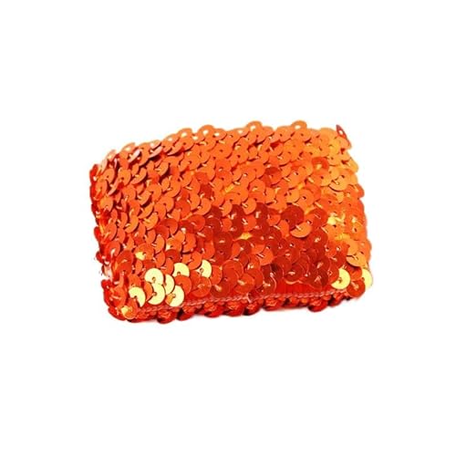 10 Stück Pailletten Glitzer Armbänder Sequins Bracelets Spielzeug-Armbänder Geburtstags Party Geschenk für Jungen Mädchen Kinder Slap Armband Pailletten Glitter Slap Armbänder für Kinder -Orange von PTNKUIIY