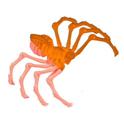 3D-gedruckte bewegliche Spinne, 3D-gedrucktes Spinnenspielzeug - Artikulierte gefälschte Spinnenfiguren - 3D bewegliche Spinne Erwachsene Fidget Toys Mystery Spider Halloween Dekorationen von PUCHEN