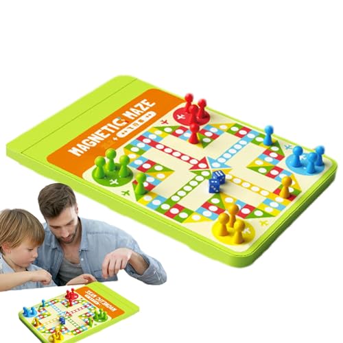 Magnetisches Farb- und Zahlenlabyrinth, Magnetisches Perlenlabyrinth | Magnetisches Perlen-Puzzle-Labyrinth-Spielzeug - Feinmotorikspielzeug mit glatten Oberflächen für Reisen, Outdoor, Zuhause, Schul von PUCHEN