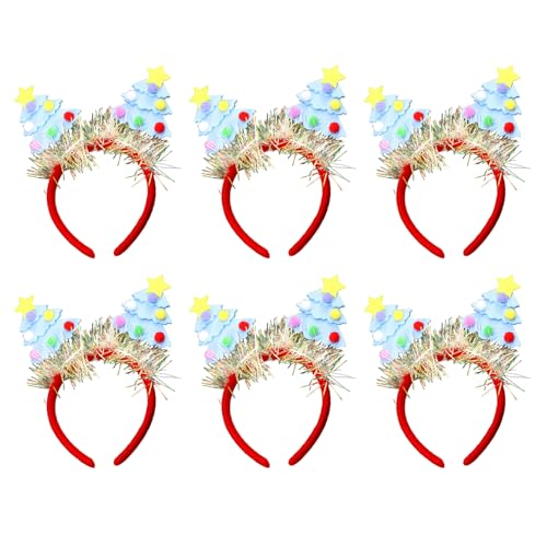 PURFUU 6 x Haarreifen für Erwachsene, Teenager, Karneval, Party, Kopfschmuck, luxuriöser Haarschmuck für Kinder und Erwachsene von PURFUU