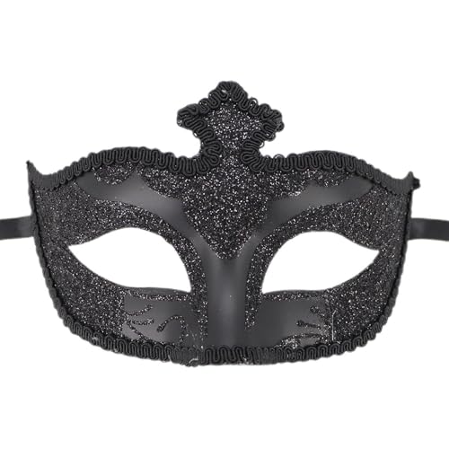 PURFUU Maskerade Augenmaske Halloween Augenmaske Halbgesicht Party Augenmaske für Damen Herren Maskerade Abschlussbälle Halloween Dress Up von PURFUU