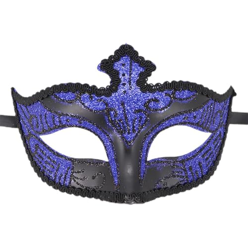 PURFUU Maskerade Augenmaske Halloween Augenmaske Halbgesicht Party Augenmaske für Damen Herren Maskerade Abschlussbälle Halloween Dress Up von PURFUU